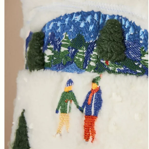 Anthropologie Snow Day Pillow - Picture 4 of 13